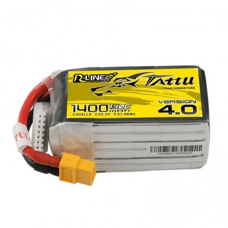 Akumulator LiPo Tattu R-Line 4.0 1400mAh 22.2V 130C 6S1P XT60
