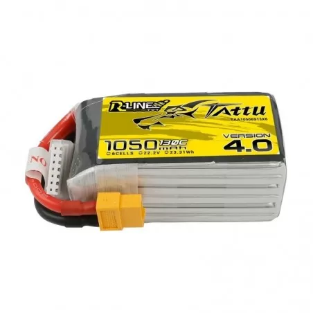Akumulator LiPo Tattu R-Line 4.0 1050mAh 130C 22.2V 6S1P XT60