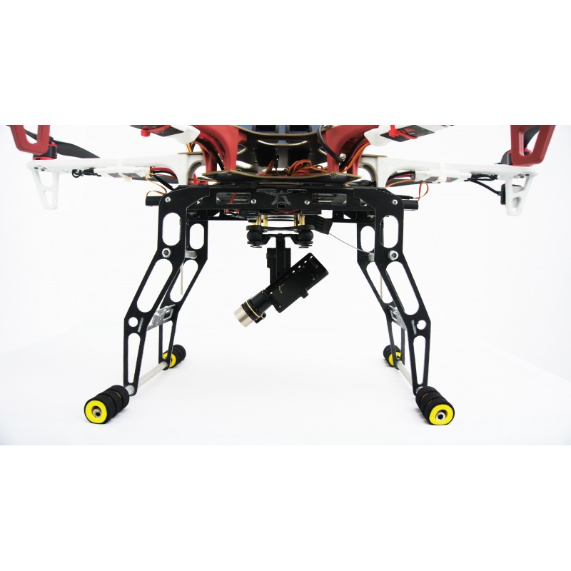 Podwozie składane elektronicznie do F550 z płytką montażową do różnych gimbali