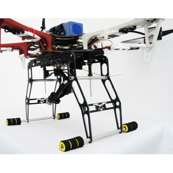 Podwozie składane elektronicznie do F550 z płytką montażową do różnych gimbali