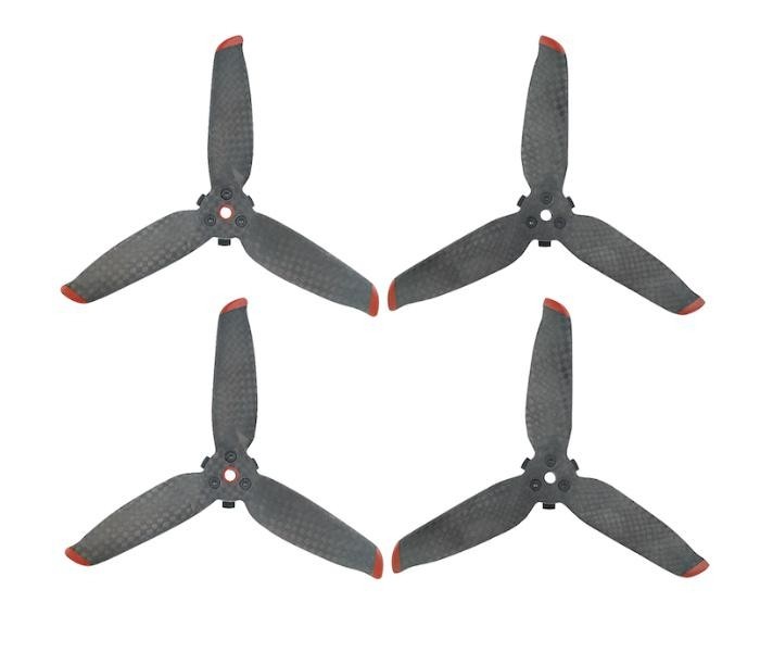 Silencioso Propellers-Hélice con 4 palas Drone Prop 2 pares HYGJ Prodrocam 2 pares de hélices de fibra de carbono para DJI FPV Drone hélices de desmontaje rápido 
