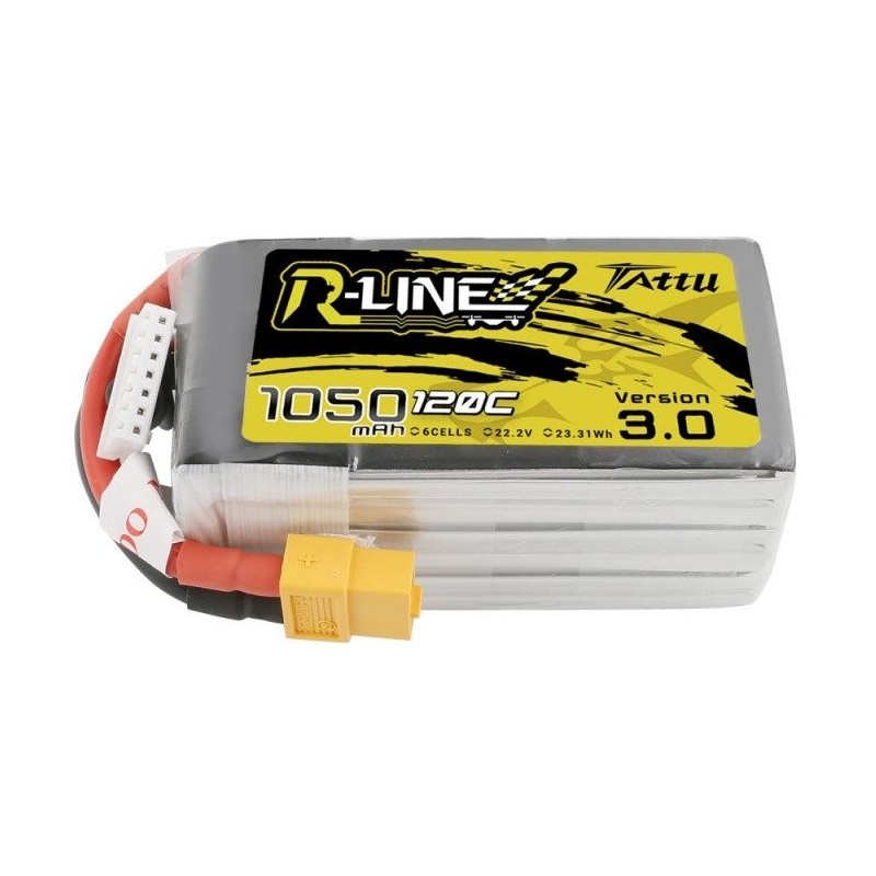 Akumulator Tattu R-Line V3.0 1050mAh 120C 22.2V 6S1P XT60
