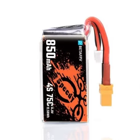 BETAFPV 850mAh 4S 75C Lipo Battery