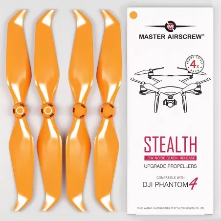 MAS Stealth Propellers for DJI Phantom 4 Drone