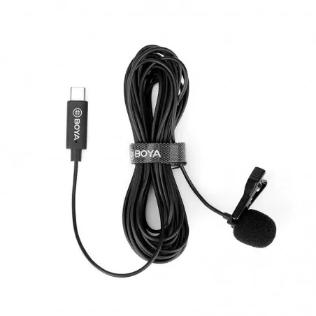 Mikrofon krawatowy BOYA BY-M3 dla urządzeń z USB-C