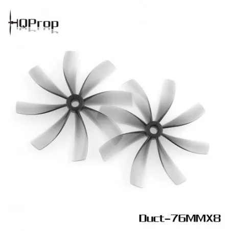 HQProp Duct 76MMX8 Cinewhoop Propeller Grey
