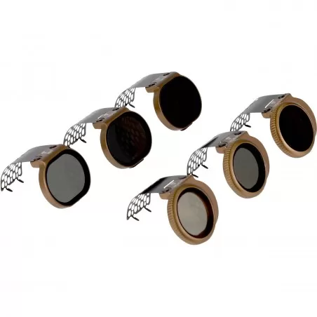 DJI Spark Filters - Cinema Series - 6-Pack (PL, ND8/PL, ND16/PL, ND8, ND16, and ND32) - PolarPro