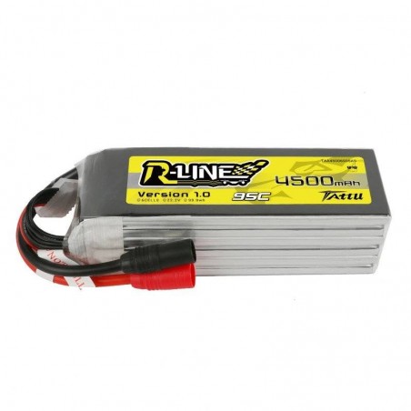 Tattu R-Line 4500mAh 22.2V 95C 6S1P FPV AS150