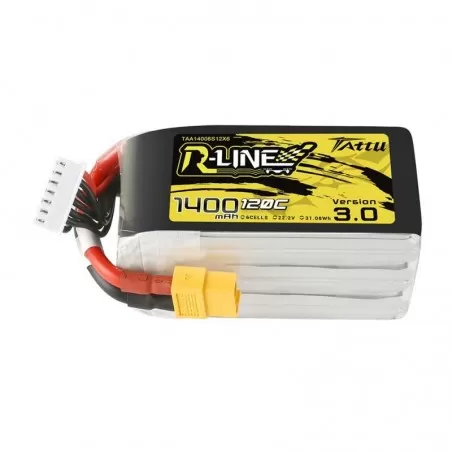 Tattu R-Line 3.0 1400mAh 22.2V 120C 6S1P XT60