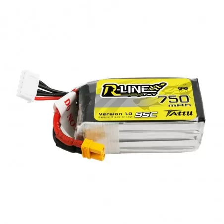 Tattu R-Line 750mAh 14.8V 95C 4S1P XT30