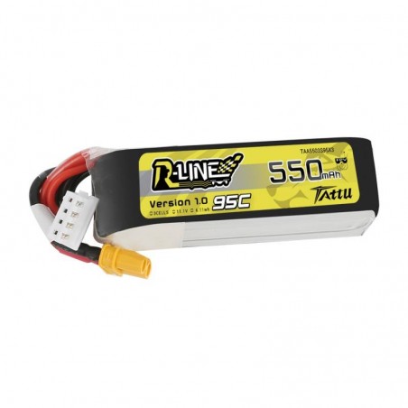 Tattu R-Line 550mAh 11.1V 95C 3S1P XT30