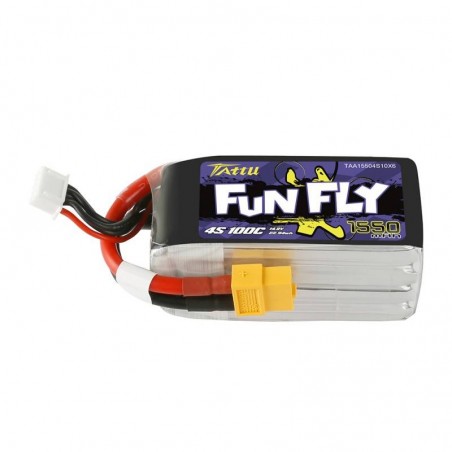 Akumulator Tattu Funfly 1550mAh 14,8V 100C 4S1P XT60