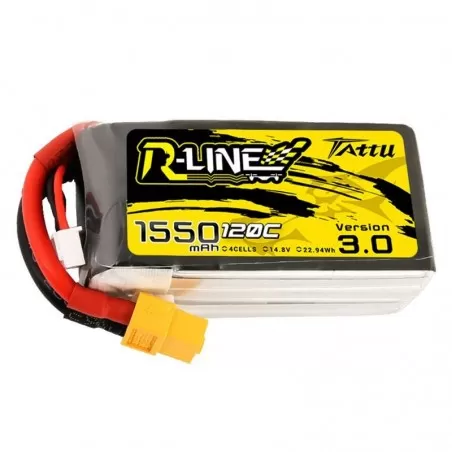 Tattu R-Line Version 3.0 1550mAh 14,8V 120C 4S1P XT60