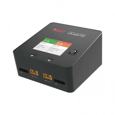 Dwukanałowa ładowarka iSDT D2 200W 12A - LCD IPS