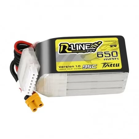 Tattu R-Line 650mAh 22,2V 95C 6S1P XT30U-F