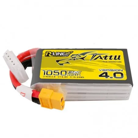 Tattu R-Line 4.0 1050mAh 14,8V 130C 4S1P XT60