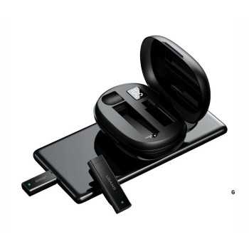 Dual-MIC ENC Noise Reduction Wireless Lavalier Microphone