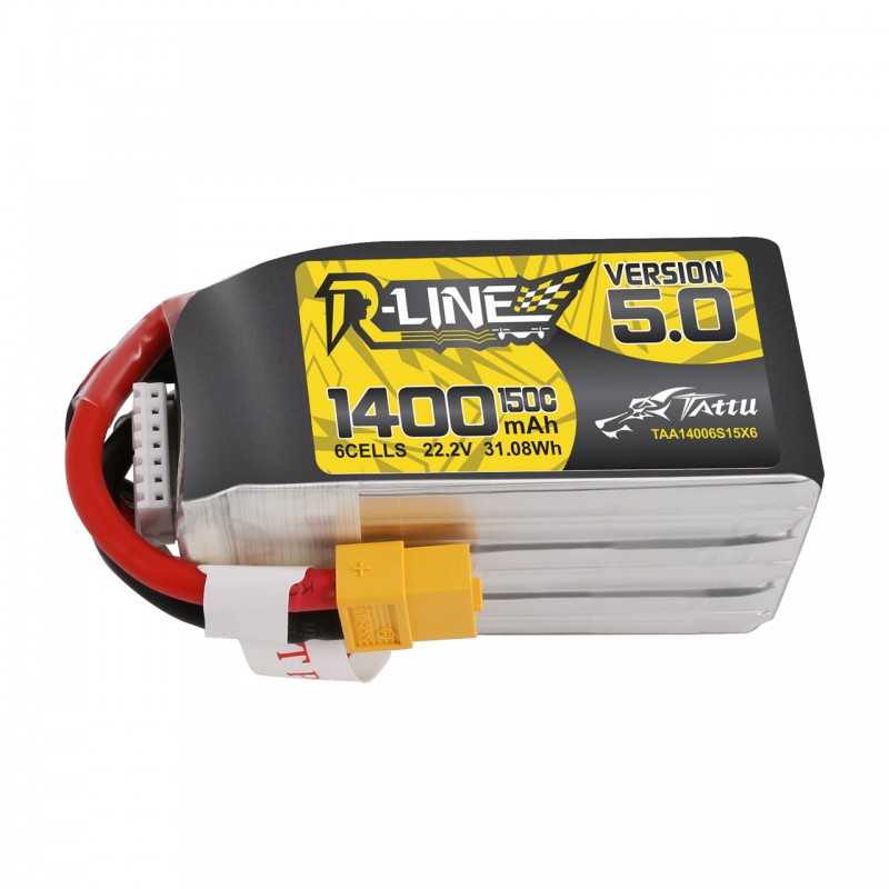 Akumulator Tattu R-Line Version 5.0 1400mAh 22,2V 150C 6S1P XT60