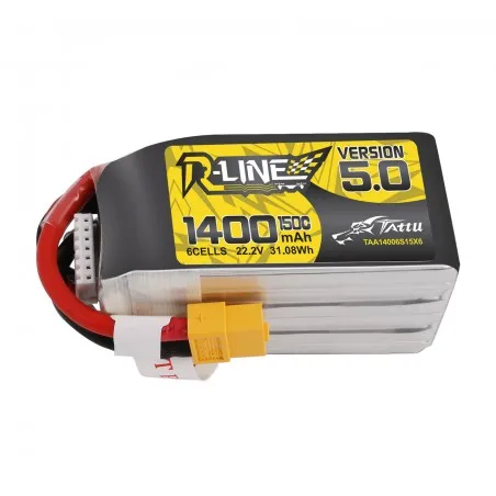 Akumulator Tattu R-Line Version 5.0 1400mAh 22,2V 150C 6S1P XT60
