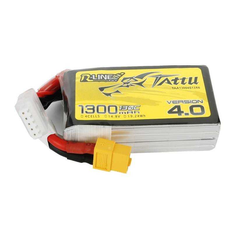 Tattu R-Line Version 4.0 1300mAh 14,8V 130C 4S1P XT60