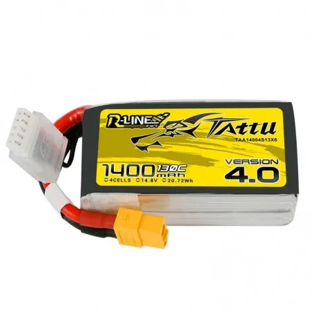 Akumulator Tattu R-Line Version 4.0 1400mAh 14,8V 130C 4S1P XT60