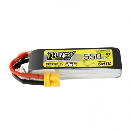 Tattu R-Line 550mAh 7.4V 95C 2S1P XT30