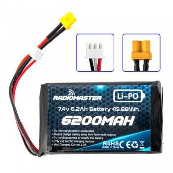 RadioMaster Boxer Battery 2S 7.4V 6200mAh Lipo Battery