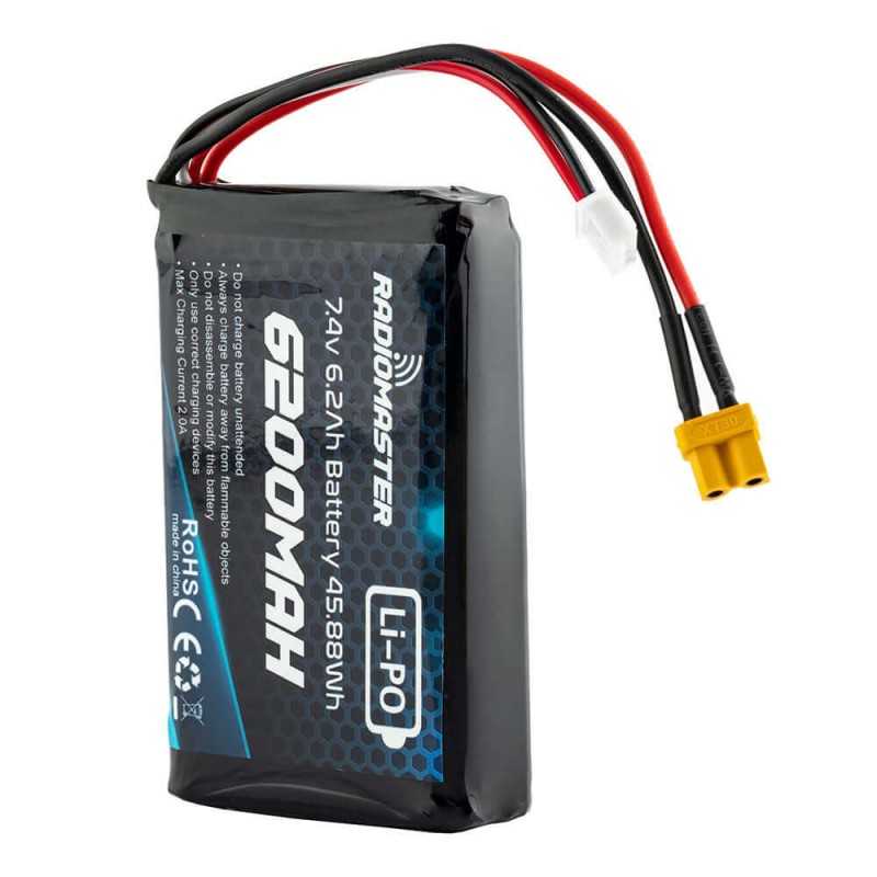 RadioMaster Boxer Battery 2S 7.4V 6200mAh Lipo Battery