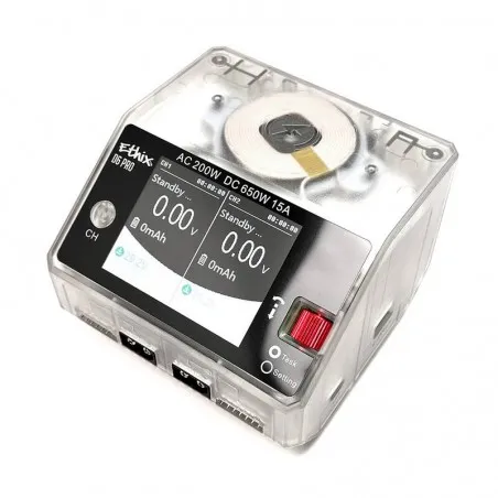 Dwukanałowa ładowarka ETHIX D6 Pro Dual 650W 15A AC/DC