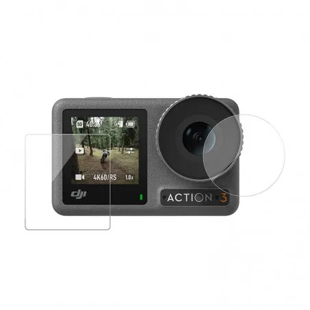 Hartowane szkło dla DJI Osmo Action 3 & DJI Osmo Action 4 - Telesin