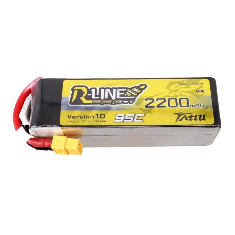 Akumulator Tattu R-Line 2200mAh 22.2V 95C 6S1P FPV XT60