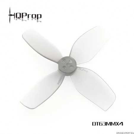 HQProp DT63MMX4 Light Grey (2CW+2CCW)-Poly Carbonate