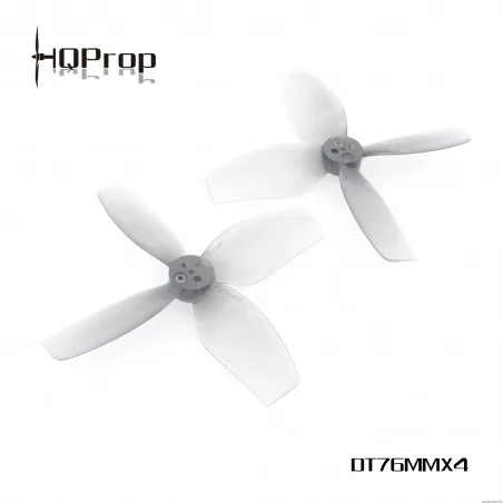 HQProp DT76MMX4 for Cinewhoop Grey (2CW+2CCW)-Poly Carbonate Cinebot 30