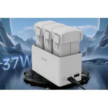 LKTOP 3in1 Two-Way Charging Hub with LED Light for DJI Mini 4 Pro