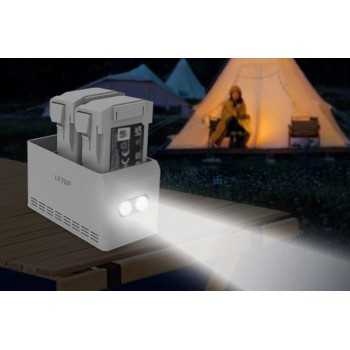 LKTOP 3in1 Two-Way Charging Hub with LED Light for DJI Mini 4 Pro