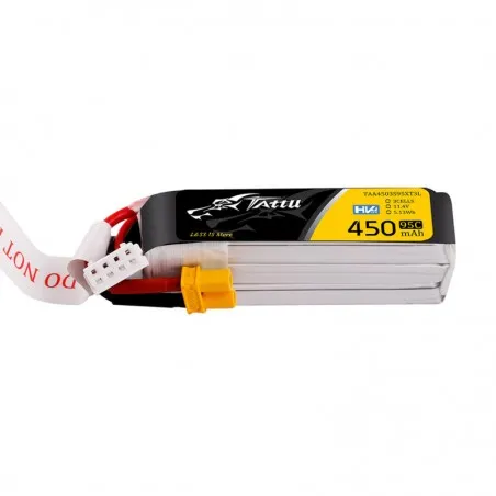 Tattu HV 450mAh 11.4V 95C 3S1P XT30