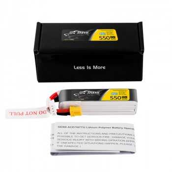 Tattu HV 550mAh 11.4V 95C 3S1P XT30
