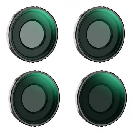 DJI Osmo Action 4 ND Filter Kit ND8+ND16+ND32+ND64 4 Pack, Optical Glass Filters with Multi-Layer Coating