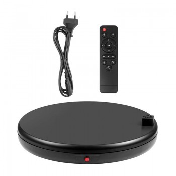 PULUZ 45cm Remote Control Adjusting Speed Rotating Turntable Display Stand with Power Socket 45 cm