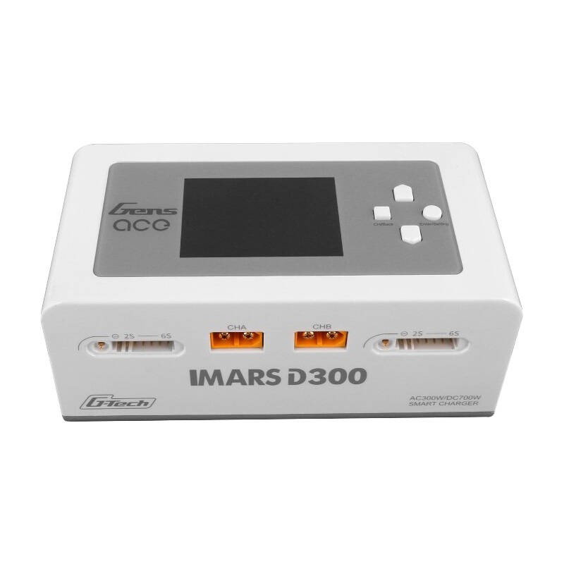 Gens ace iMars D300 G-Tech Channel AC/DC 300W/700W RC Battery Charger-EU