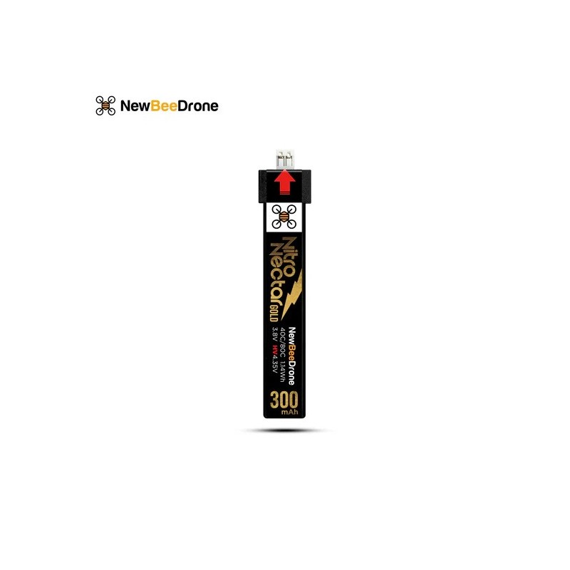 Akumulator NewBeeDrone Nitro Nectar Gold 300mAh 1S HV LiPo