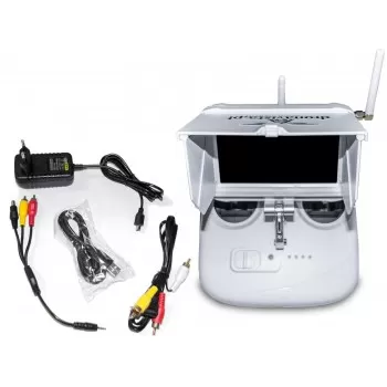 Monitor FPV 5" z Nagrywarką PVR 5,8GHz - Pasmo F