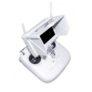 Monitor FPV 5" z Nagrywarką DVR 5,8GHz - Pasmo F (Biały)