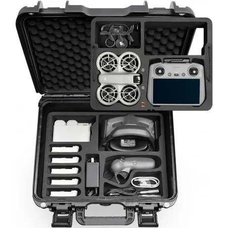 Lekufee Waterproof Hard Carrying Case for DJI Neo Motion Fly More Combo