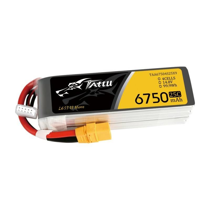 Tattu 6750mAh 14.8V 25C 4S1P XT90