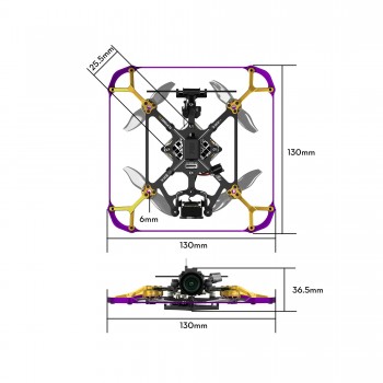 Flywoo Flytimes 85 HD O4 PRO 2S Micro FPV Drone