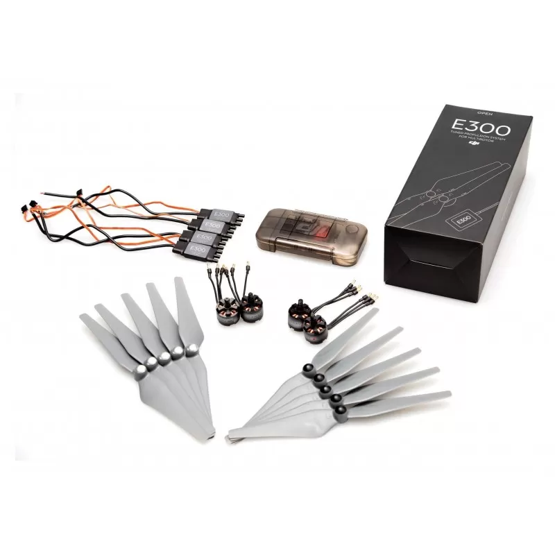 DJI E300 (silniki/ESC, śmigła i akcesoria) dla quadrocopter DJI E300 (silniki/ESC, śmigła i akcesoria) dla quadrocopter
