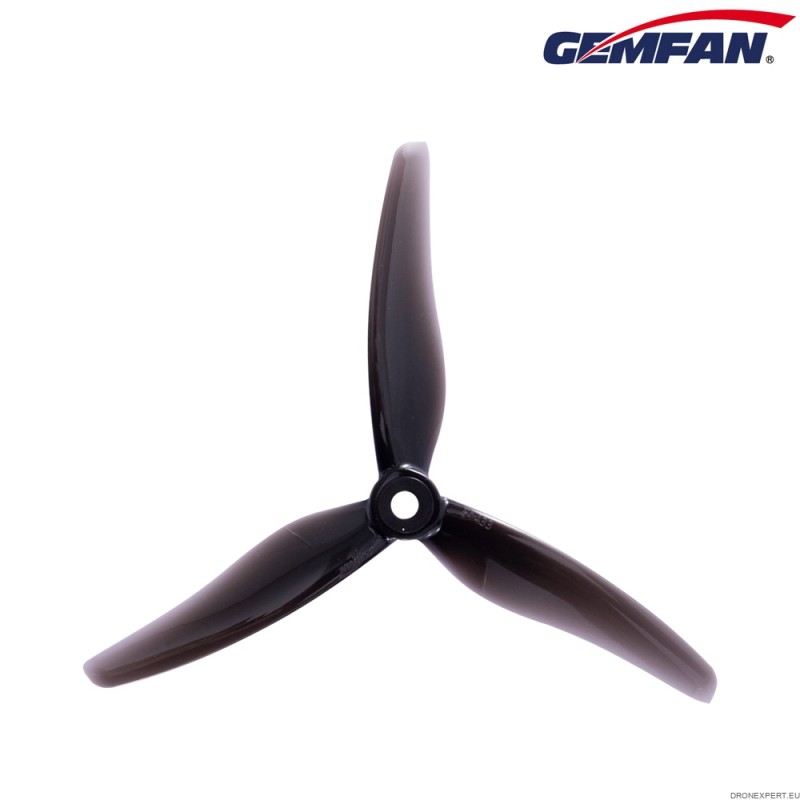 Gemfan Hurricane 51433 Durable Clear Black 3 Blade Propeller 5.1 Inch