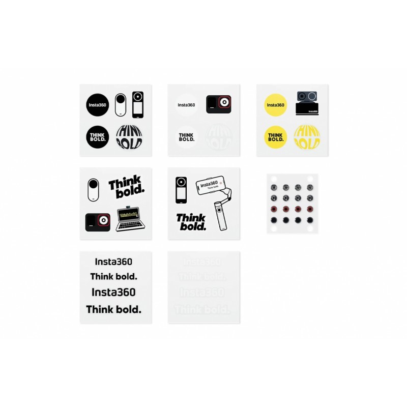 Zestaw naklejek na przyciski Insta360 Button Sticker Set