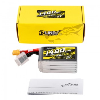 Akumulator LiPo Tattu R-Line V6 1480mAh 6S 160C z XT60 (ST)